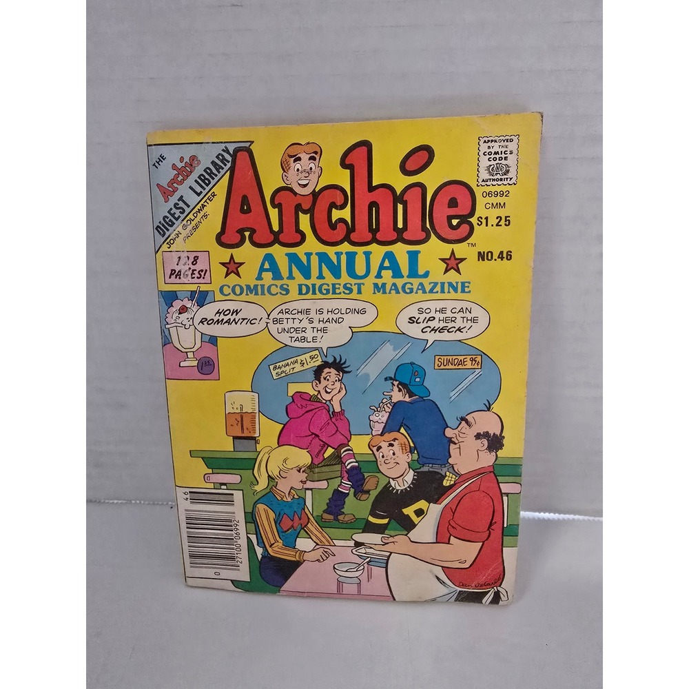 Vintage 1984 Archie Annual Comics Digest Magazine No. 46 128 Pages Riverdale